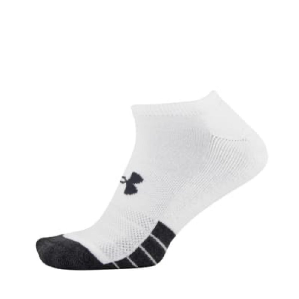 🌿SPRING SALE🌿 Under Armour UA Performance No Show 6 Pack Socks M 1348014 100 - Picture 4 of 4